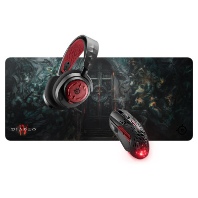 Steelseries Bundle Diablo IV Edition Aerox 5, QCK XXL, Arctis Nova 7